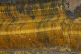 Polished Blue & Orange Tiger's Eye Slab - South Africa #320065-1